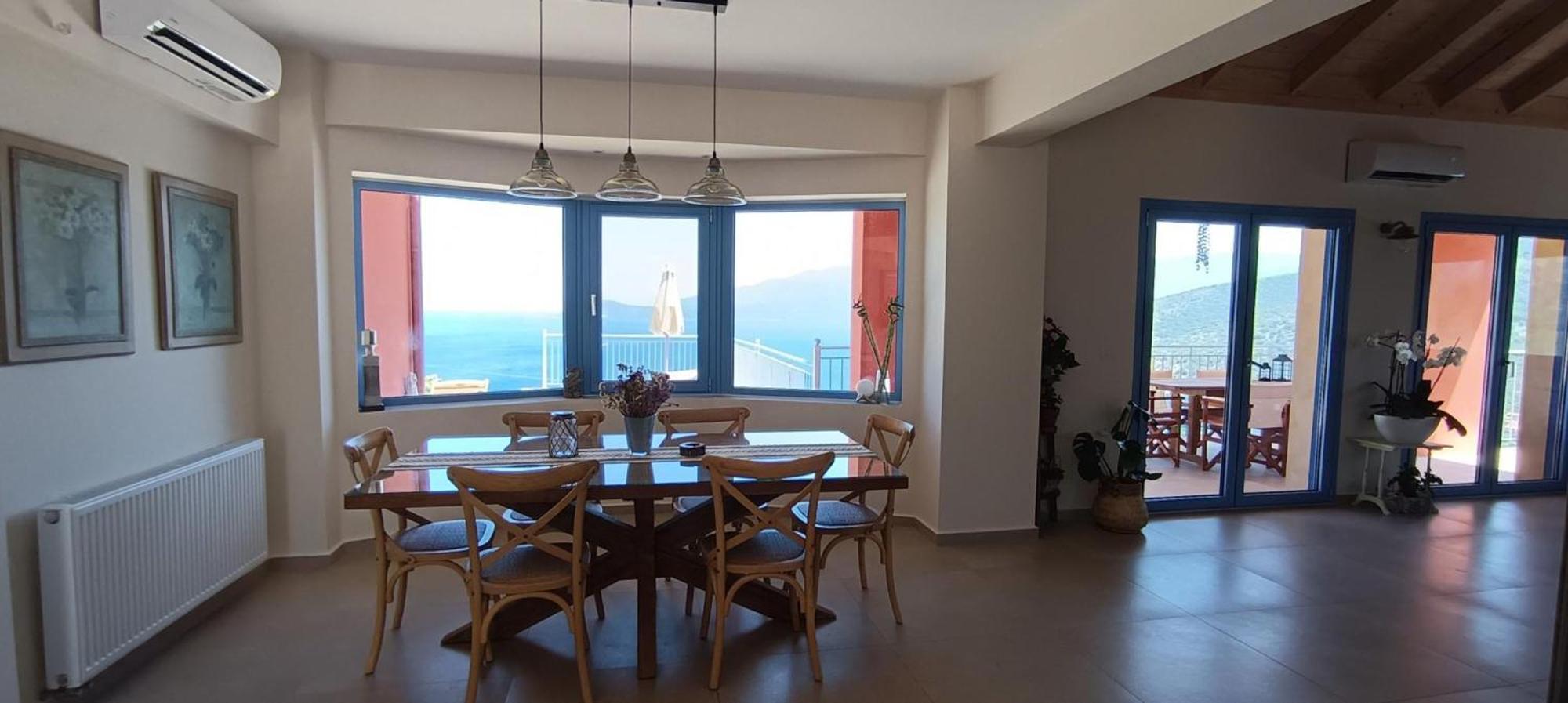 Augustela Villa Seaview Vacation Villa Agia Efimia Buitenkant foto