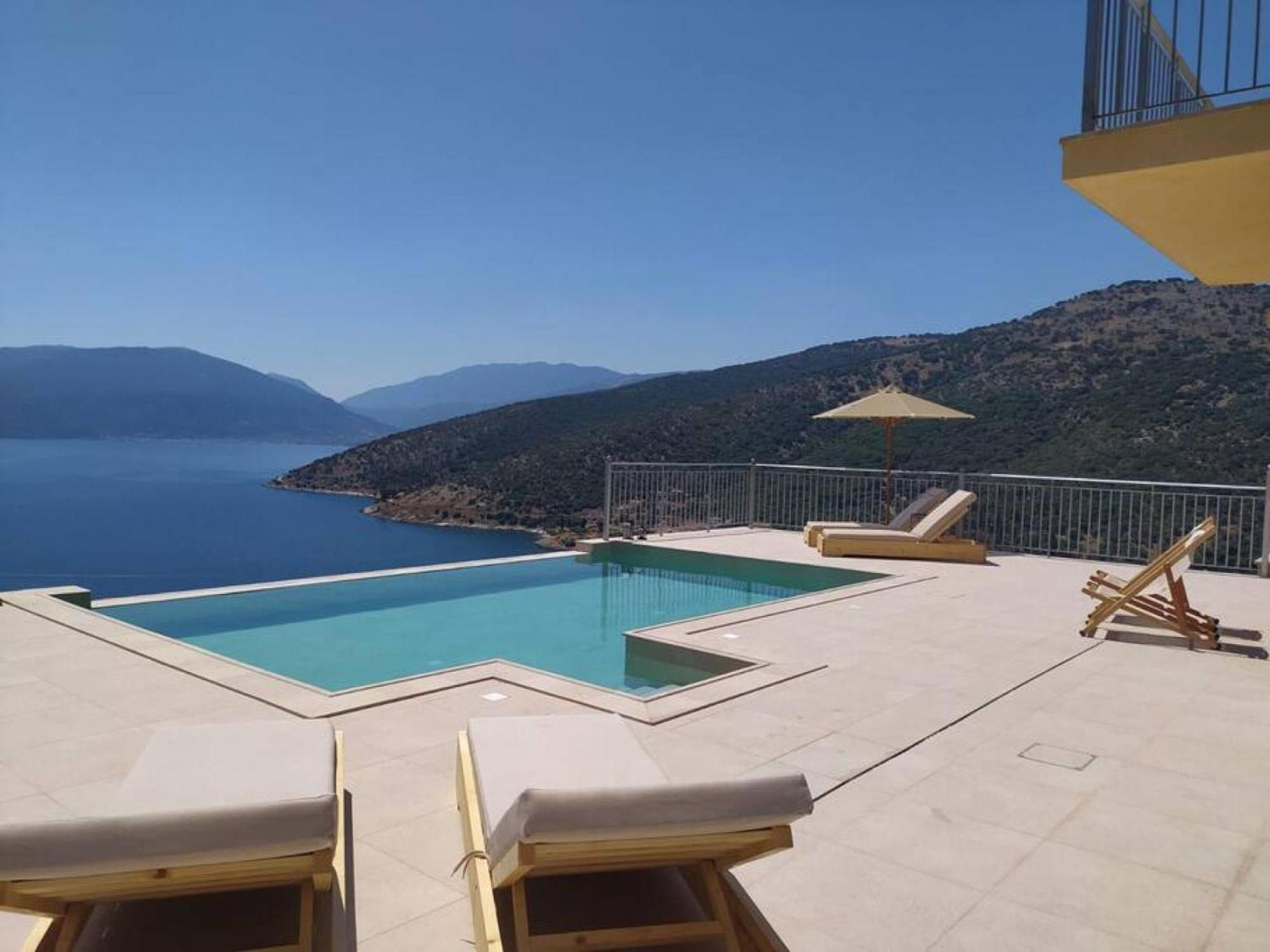 Augustela Villa Seaview Vacation Villa Agia Efimia Buitenkant foto