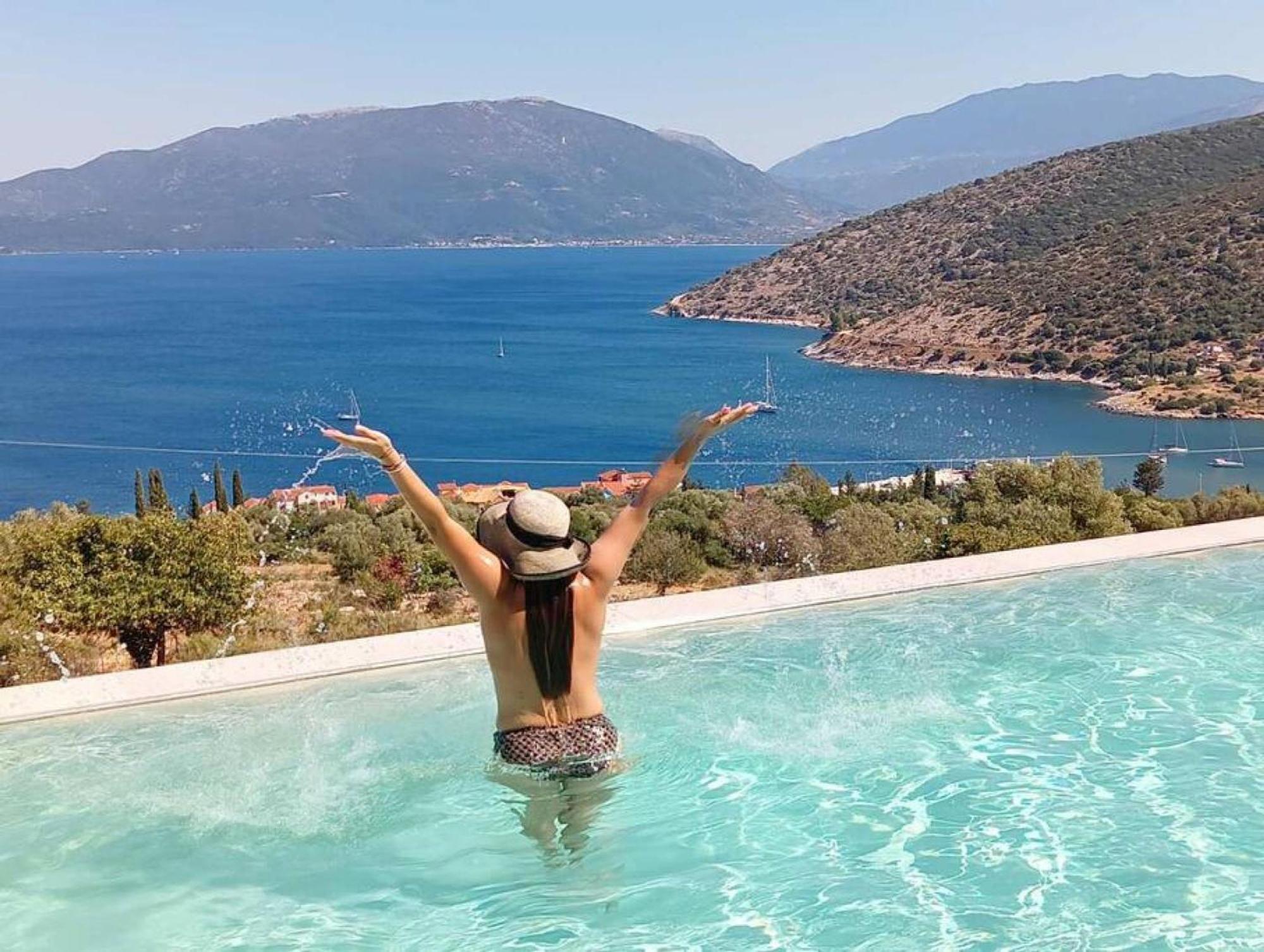 Augustela Villa Seaview Vacation Villa Agia Efimia Buitenkant foto